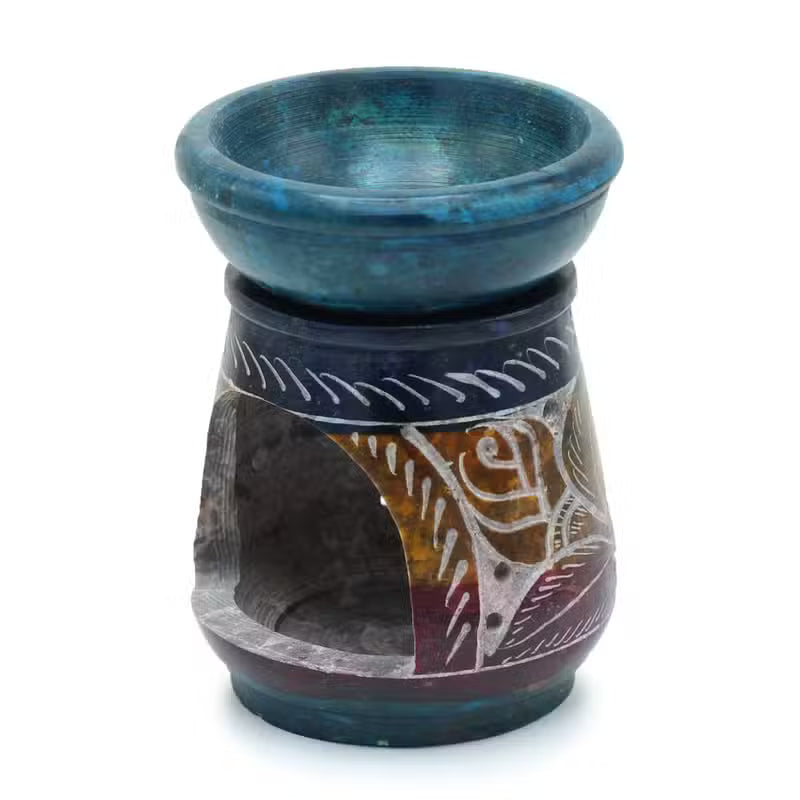 Lampă de aromaterapie din piatră de săpun detaliu