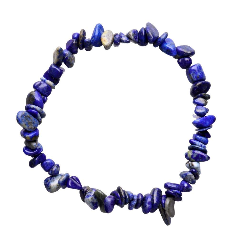 Brățară din lapis lazuli tip chips, vedere de sus