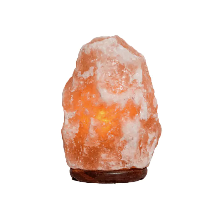 Lampă de Sare Himalaya cu USB – Portocaliu, 1 kg - Detaliu
