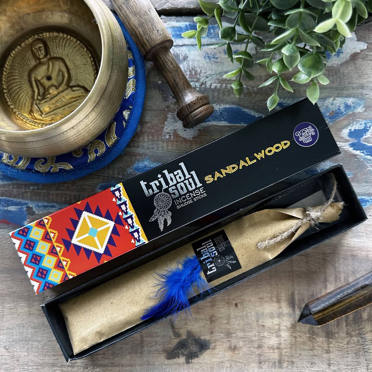 Bețișoare parfumate Tribal Soul cu Lemn de Santal, 12 bucati
