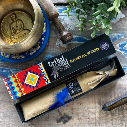 Bețișoare parfumate Tribal Soul cu Lemn de Santal, 12 bucati