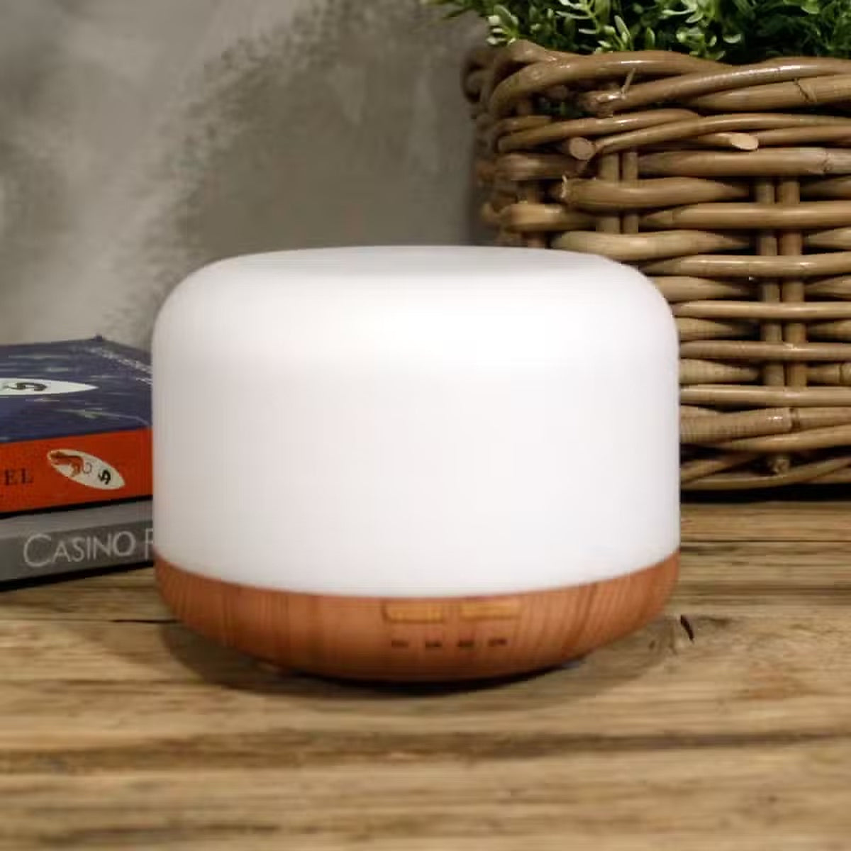 Difuzor ultrasonic Aarhus pentru uleiuri esențiale, USB, 300 ml
