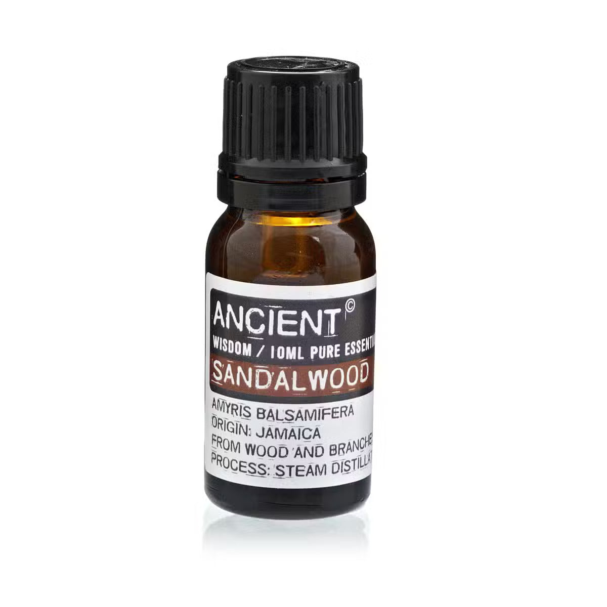 Ulei esențial de lemn de santal 10 ml în sticlă brună